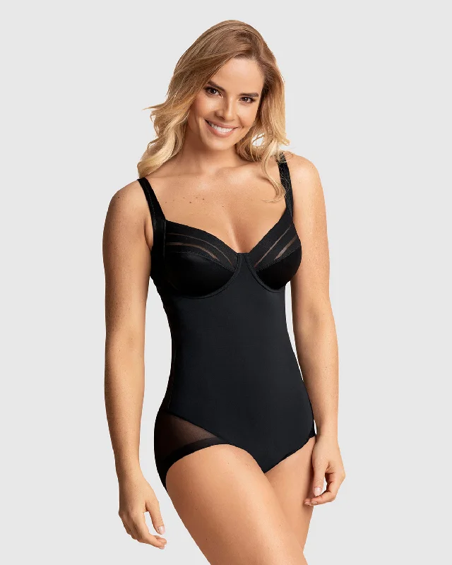 Firm Shaper Bodysuit Underwire Cups