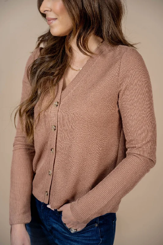 Knit Button Down Cardigan