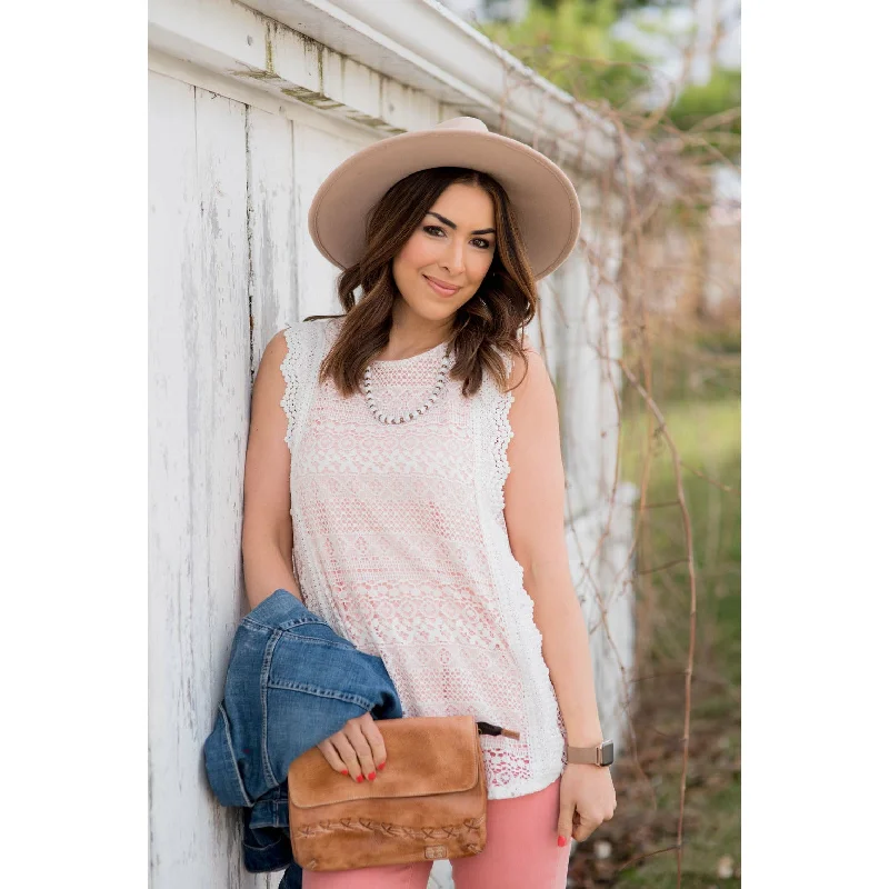 Lace Overlay Tank