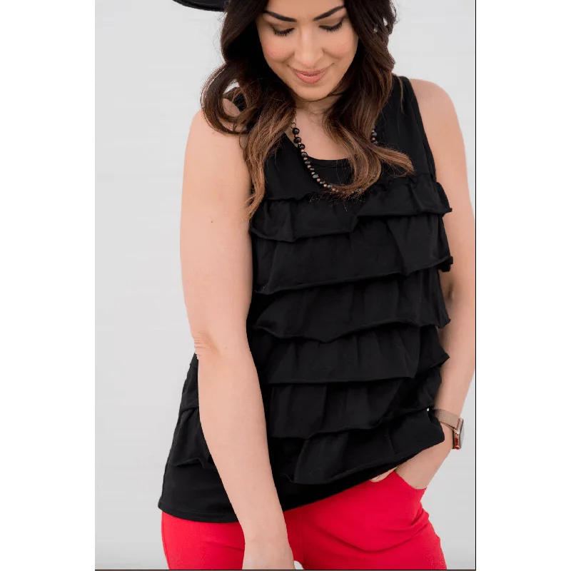 Layered Ruffle Tank