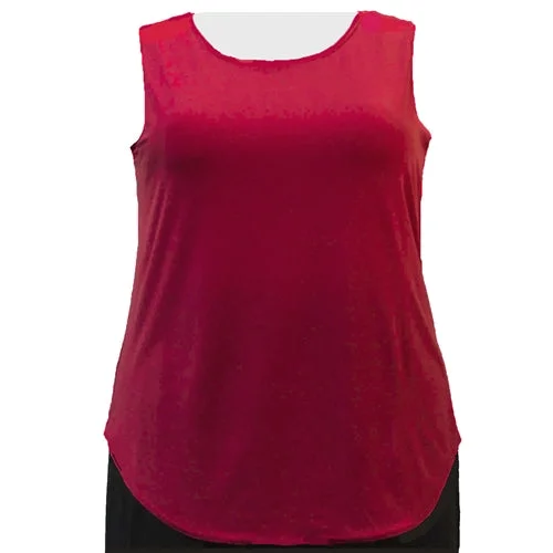 Red Tank Top Women's Plus Size Tank Top