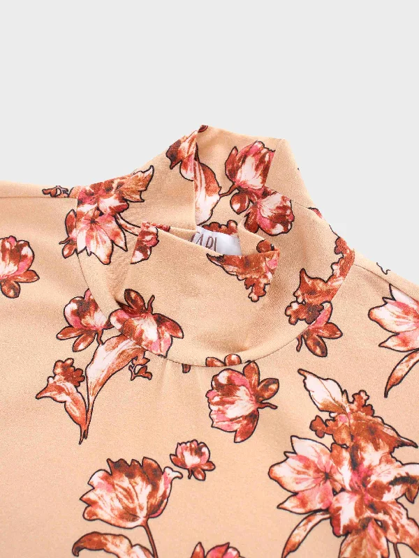 Design Turtleneck-Floral