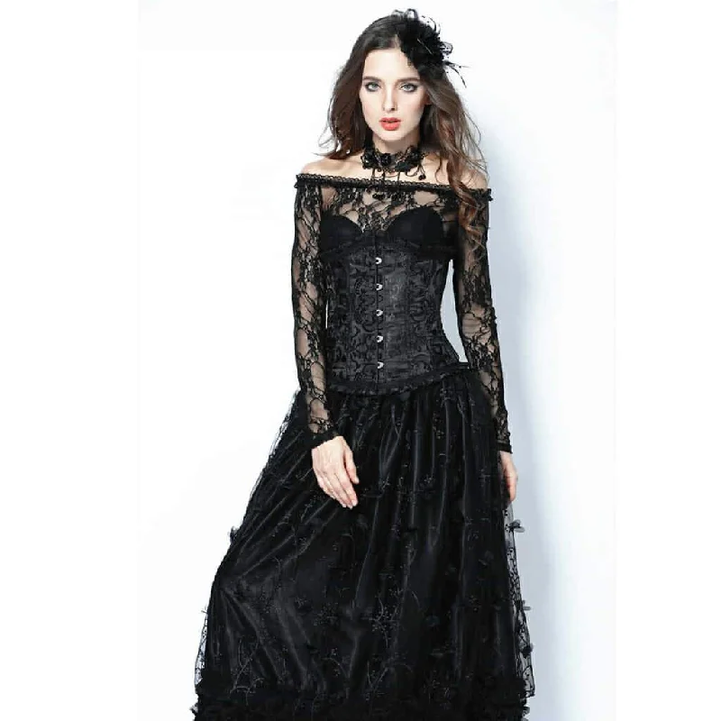 Women's Brocade Goth Corset