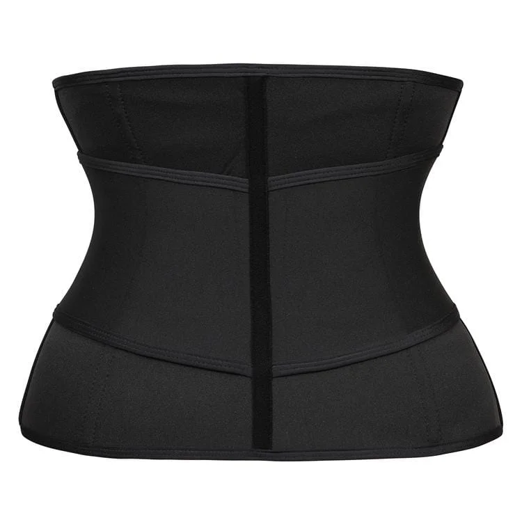 Women's Front Zip Hook And Loop Underbust Corsets