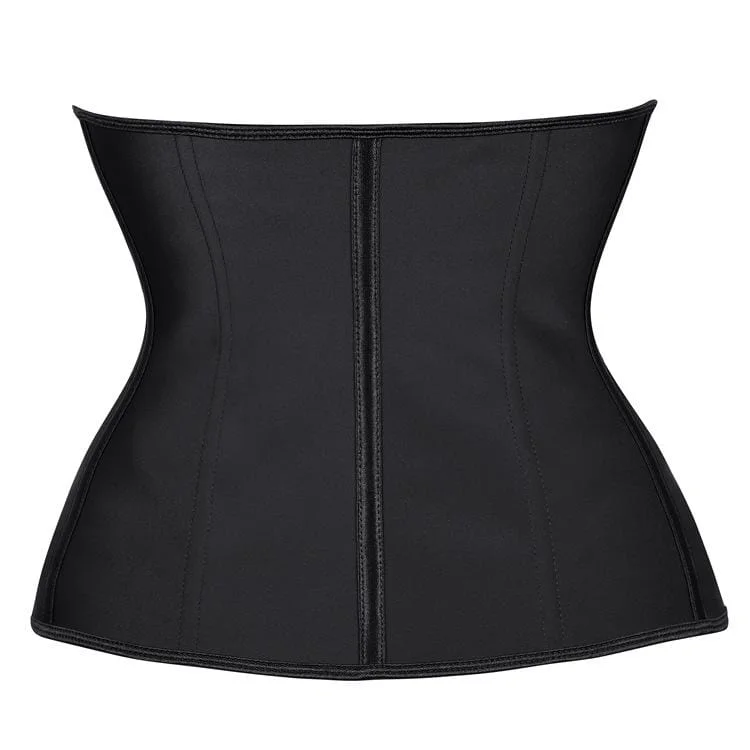 Women's Front Zip Latex Underbust Corsets