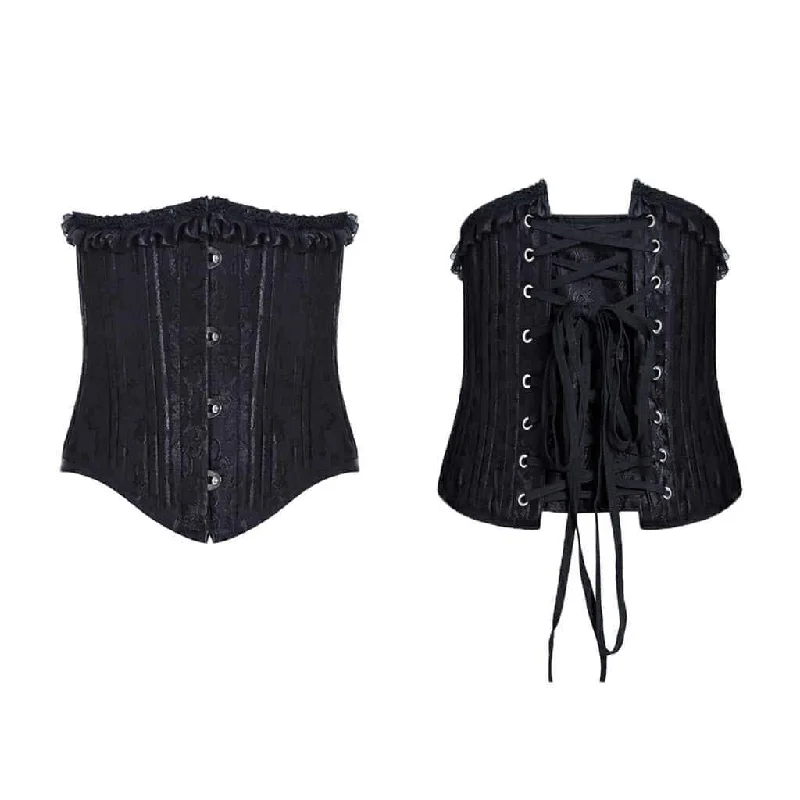 Women's Goth Style Boned Corset