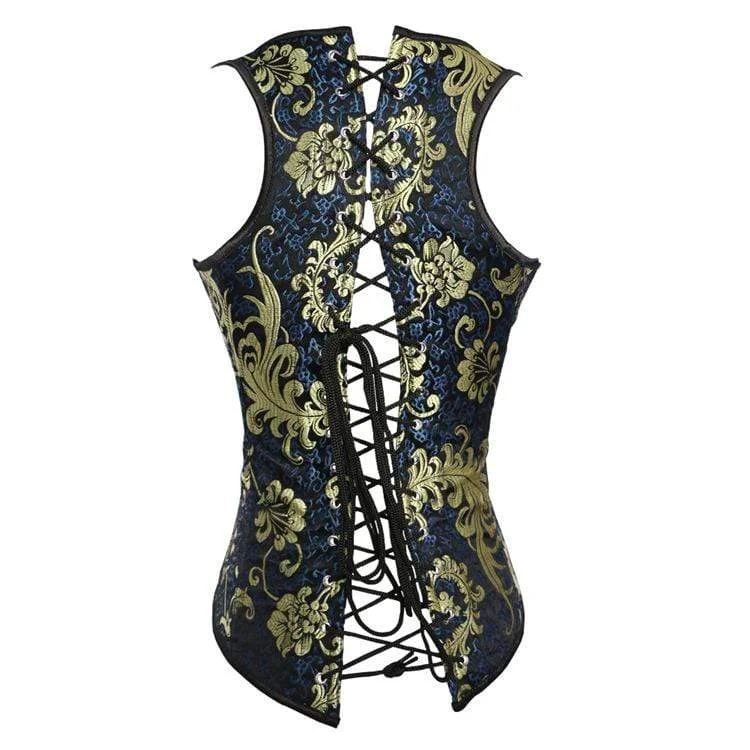 Women's Gothic  Bronzing Underbust Corsets