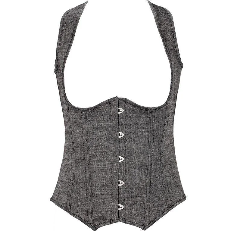 Women's Gothic Denim Underbust Corsets