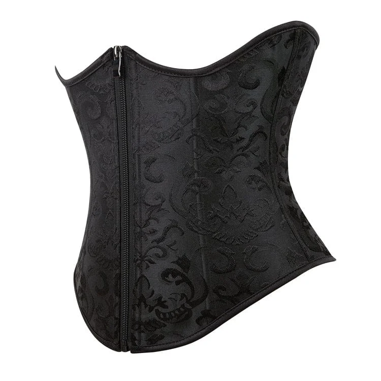 Women's Gothic Embossing Lace-up Underbust Corset