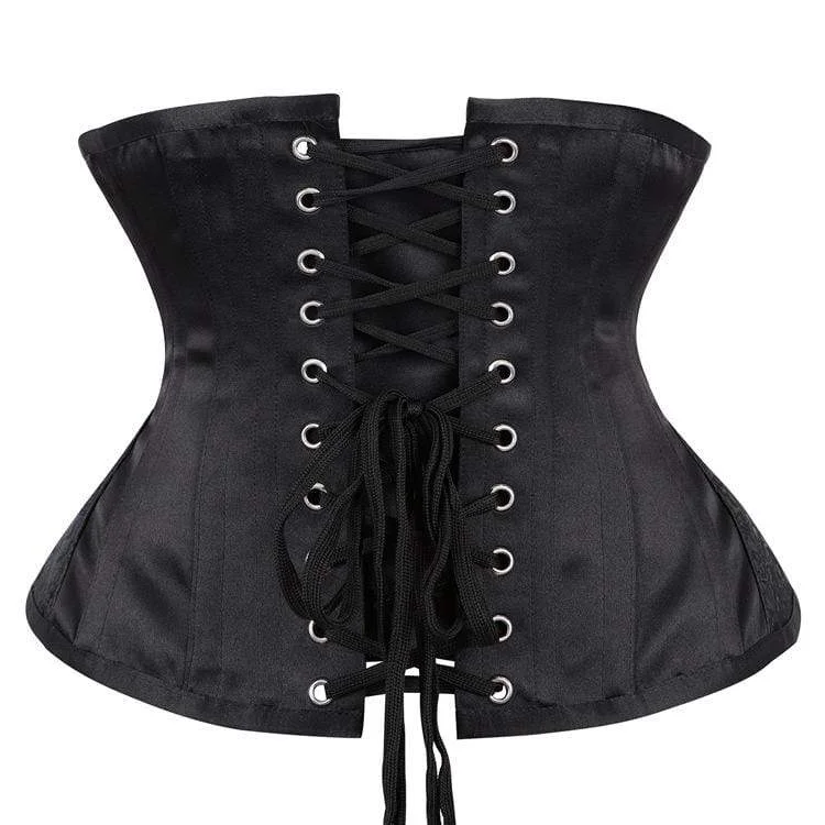 Women's Gothic Floral Lace Underbust Corsets