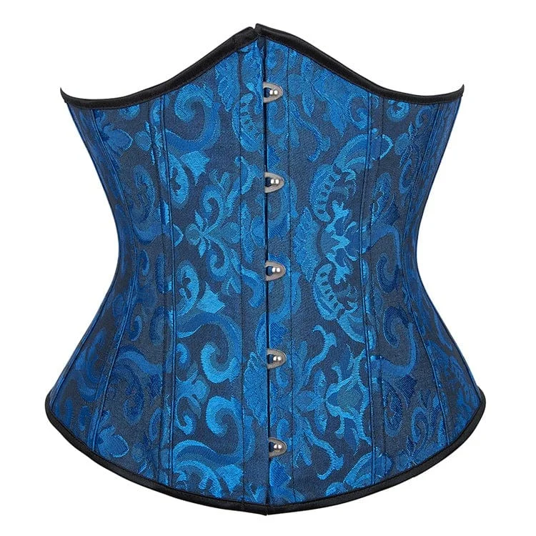 Women's Gothic Floral Printed Underbust Corset