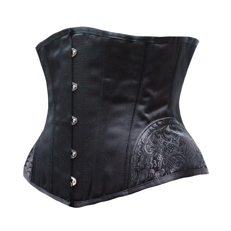 Women's Gothic Floral Underbust Corsets