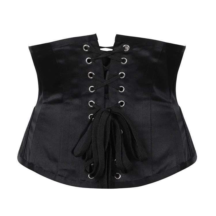 Women's Gothic Floral Underbust Corsets