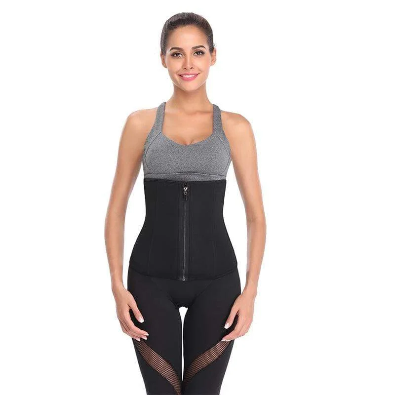 Women's Gothic Front Zip Underbust Sport Corsets