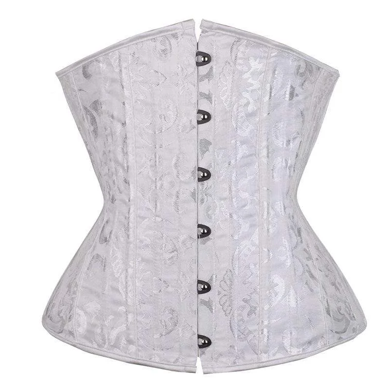 Women's Gothic Jacquard 26-steel boned Underbust Corsets