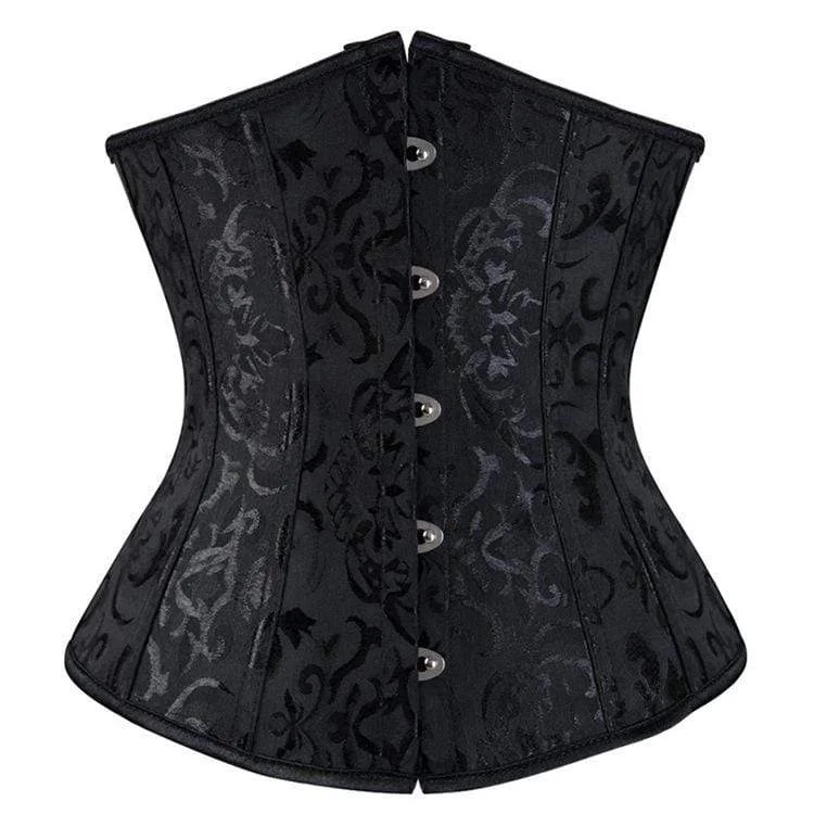 Women's Gothic Jacquard Underbust Corsets