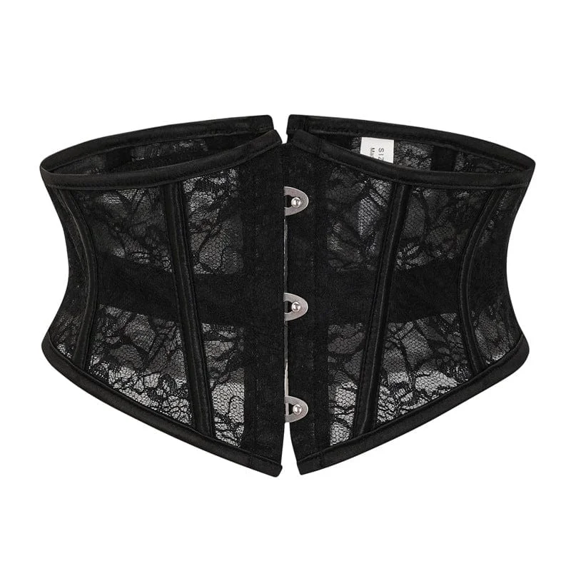 Women's Gothic Lace-up Lace Underbust Corset