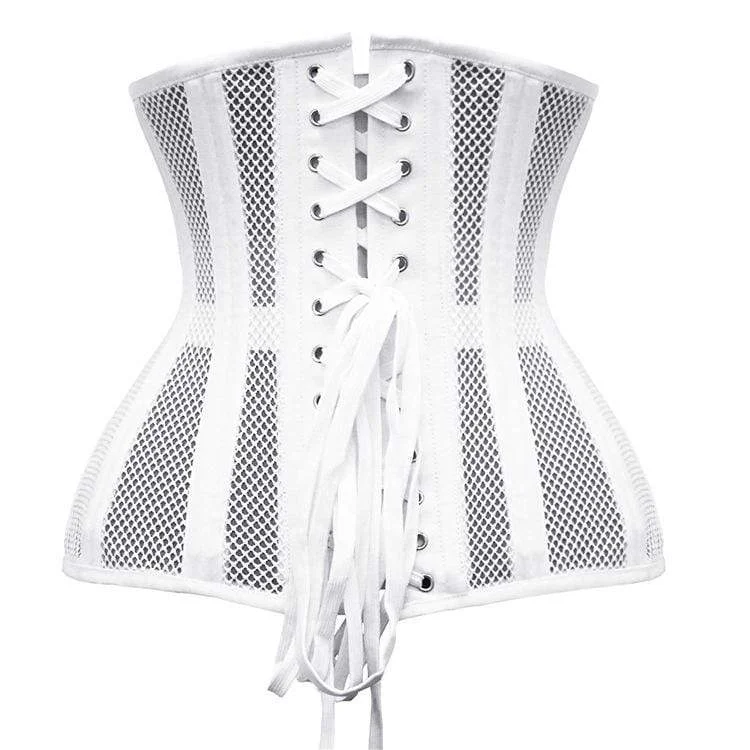 Women's Gothic  Mesh 24-steel boned Underbust Corsets