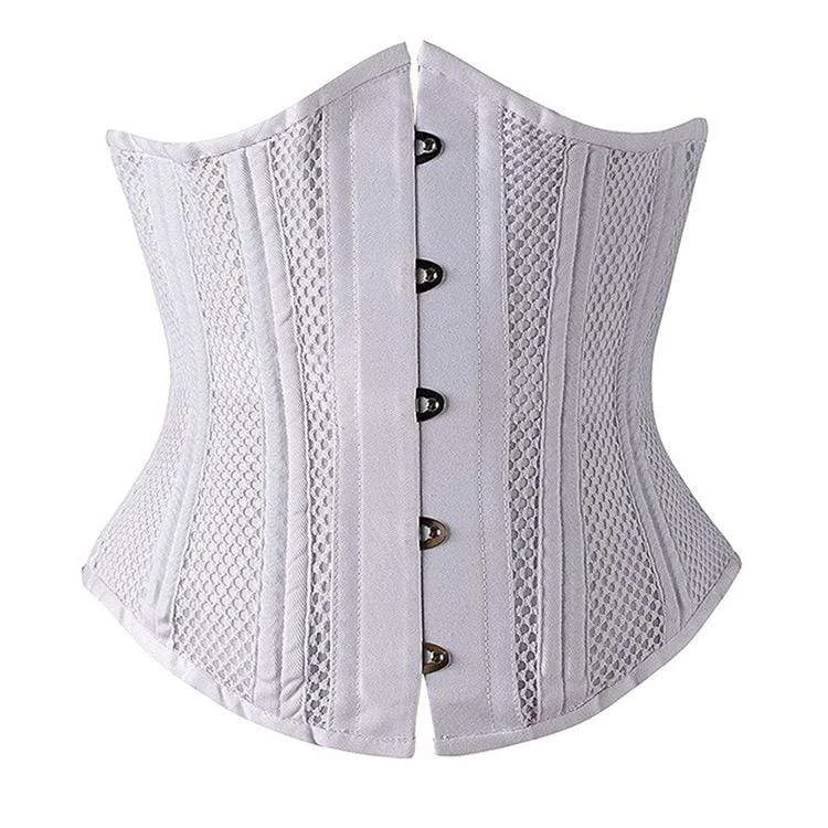 Women's Gothic  Mesh 24-steel boned Underbust Corsets