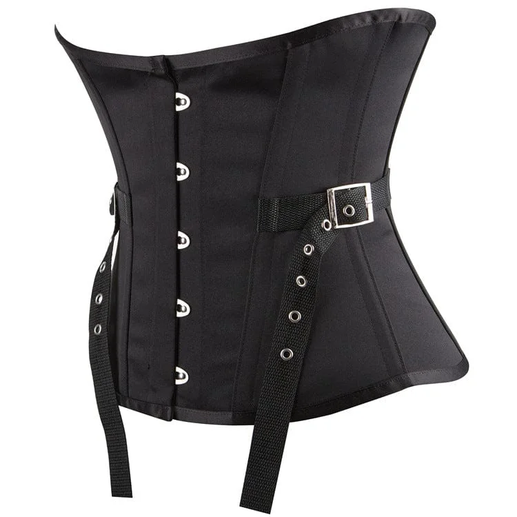 Women's Gothic Punk Buckles Underbust Corset