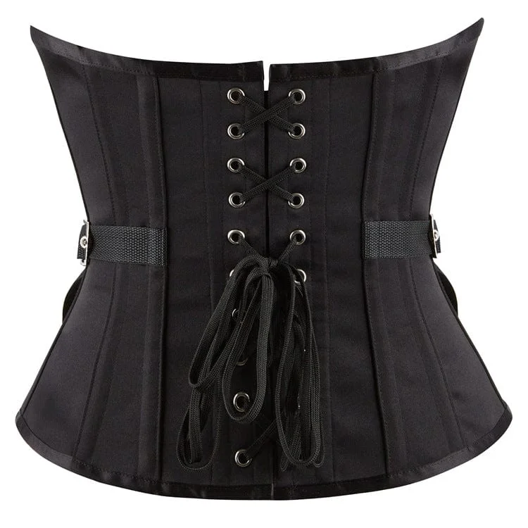 Women's Gothic Punk Buckles Underbust Corset