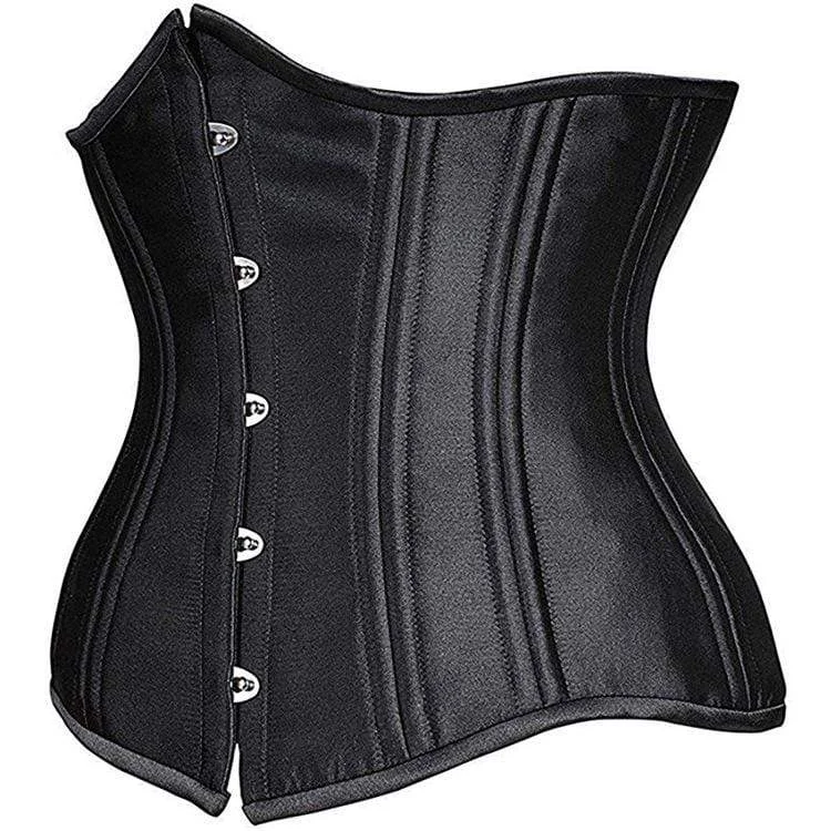 Women's Gothic Pure Color 24 Steel Boned Underbust Corsets