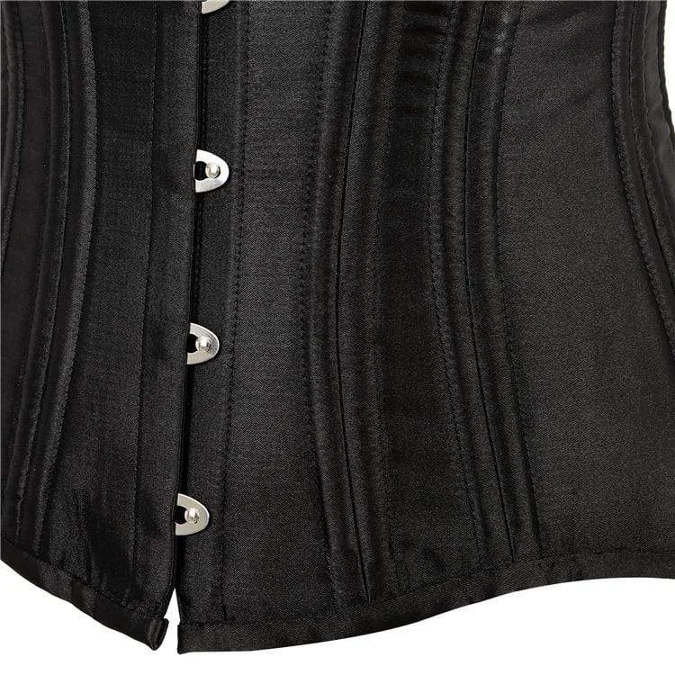 Women's Gothic Pure Color 24 Steel Boned Underbust Corsets