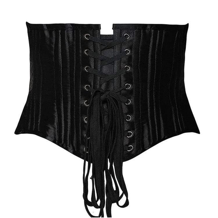 Women's Gothic Pure Color Underbust Corsets