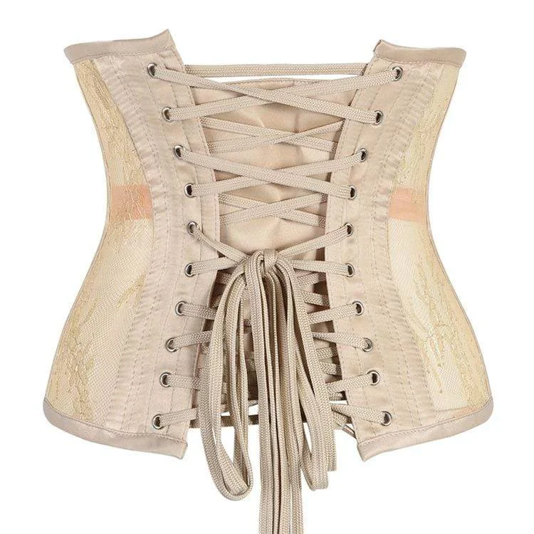 Women's Lace-up Underbust Buckles Lace Corsets